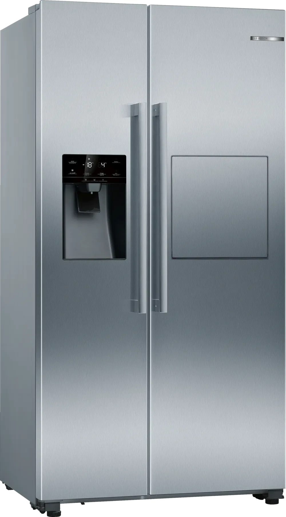 Bosch Series 6 American side by side, Double Door Stainless steel Fridge (with anti-fingerprint) NoFrost, Free- standing
